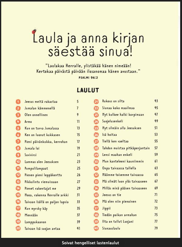 Sisallysluettelo_-_Soivat_hengelliset_lastenlaulut