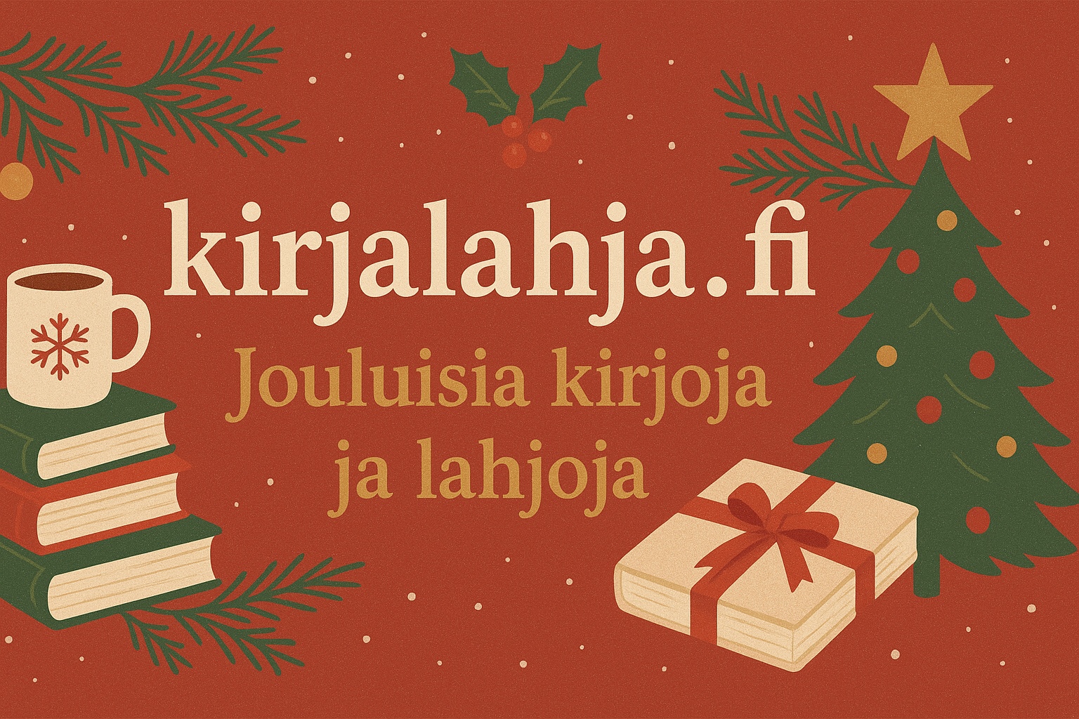 kirjalahja.fi 
Jouluisia kirjoja ja lahjoja